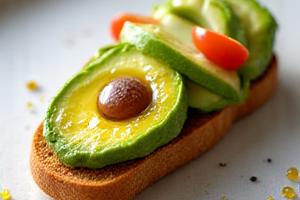 Tostada con tomate o aguacate — desayuno para llevar Madrid
